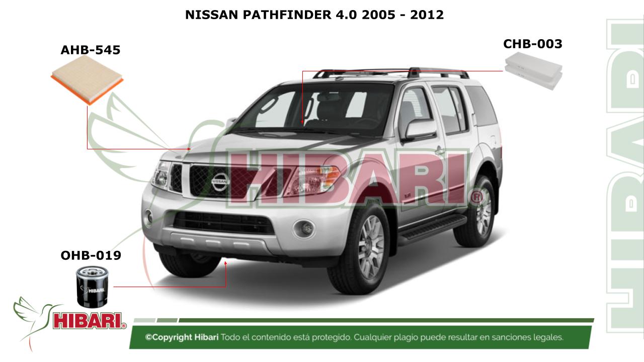 Lee más sobre el artículo NISSAN PATHFINDER 4.0 2005 – 2012